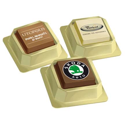 Logobonbons per stuk verpakt als smaakvolle attentie
