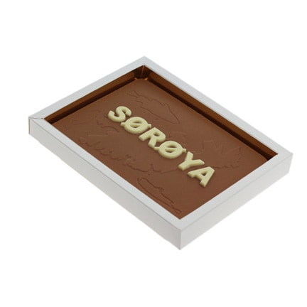 Chocoladetablet met bedrijfslogo als relatiegeschenk