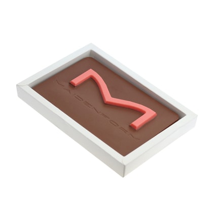 Chocoladetablet met persoonlijk bedrijfsontwerp als origineel relatiegeschenk