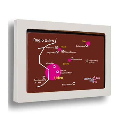 Maatwerk chocoladekaart met eigen ontwerp als relatiegeschenk