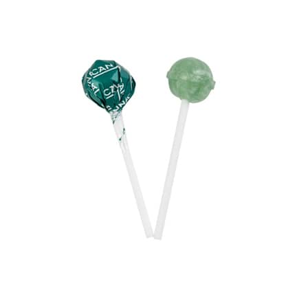 Knotslolly in gepersonaliseerde folie met uw bedrijfslogo als give-away