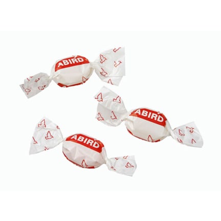 Logosnoepjes als inhoud van uw gepersonaliseerde snoeppot als relatiegeschenk