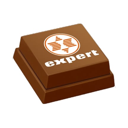 Logobonbon bedrukt met logo Expert
