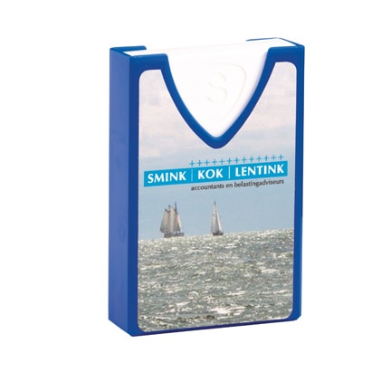 Gepersonaliseerd Smint doosje met frisse pepermuntjes als give-away