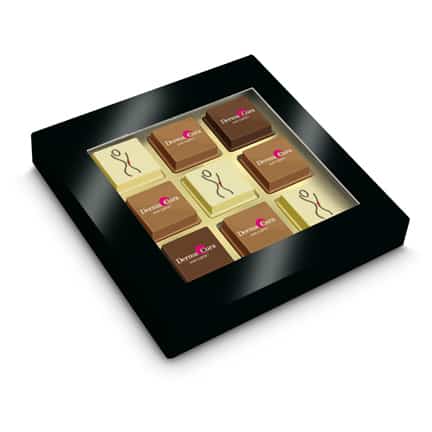 Bonbons met eigen bedrukking in een geschenkdoosje