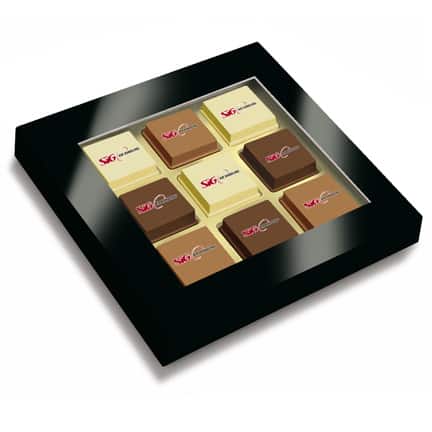 Doosje bonbons met uw logo als relatiegeschenk