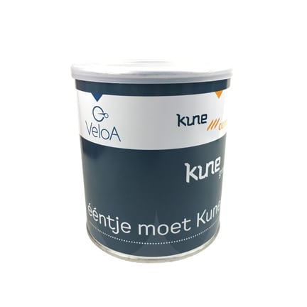 Conservenblik met bedrukte wikkel als promotiemiddel