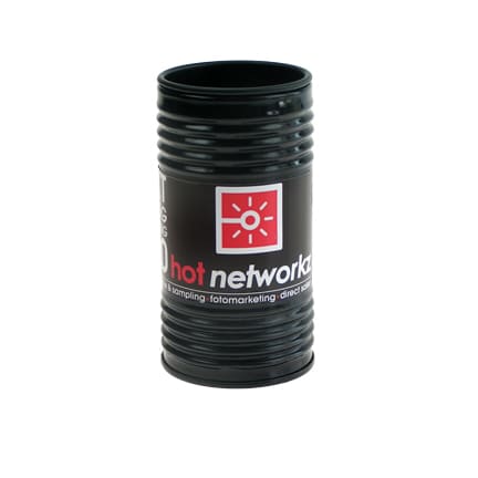 Olieblikje met eigen label en logo als smaakvolle give-away