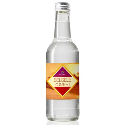 330ml Glazen waterflesje met logo