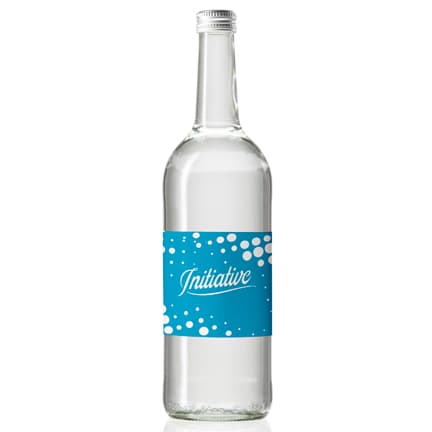 Glazen Waterfles met private label 750ml
