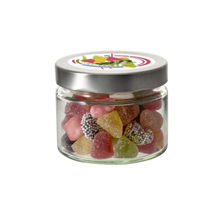 Snoeppotje tum tum met logo als give-away