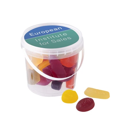 Emmertje winegums met logo als give-away
