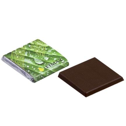 Chocolaatje met eigen wikkel voor bij de koffie