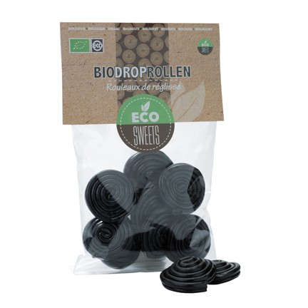 Gepersonaliseerd dropzakje met bio droprollen