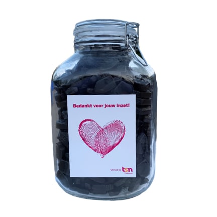 Reuze Snoeppot met logo