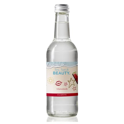 Glazen waterfles met logo