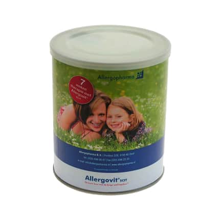 Snoepblik met logowikkel