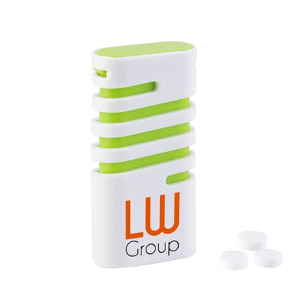 Pepermunt dispenser met logo