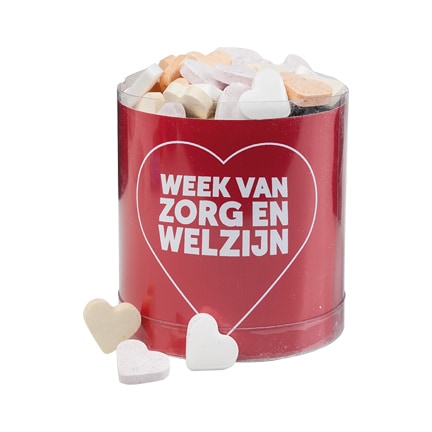 Snoepsilo met logo promotiewikkel