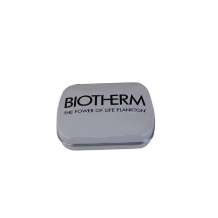 Biologisch gevuld logoblikje