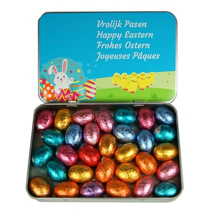 Gepersonaliseerd Paasblik als Paasgeschenk via de post versturen
