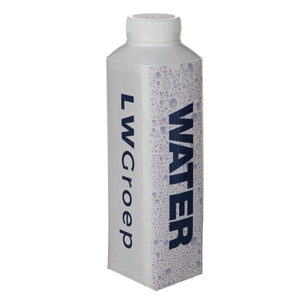 Kartonnen waterfles met eigen bedrukking