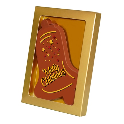 Chocolade Kerstbel als relatiegeschenk voor Kerst