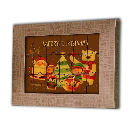 Chocolade Kerstpuzzel als relatiegeschenk