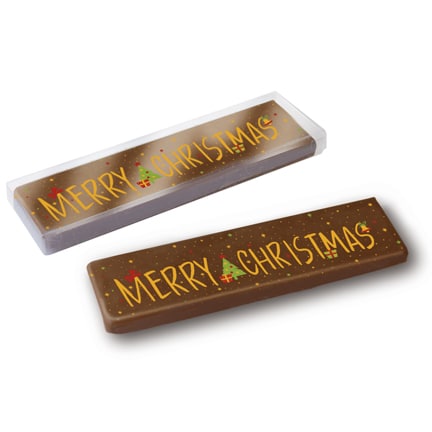 Chocolade Kerstreep als give-away voor Kerst