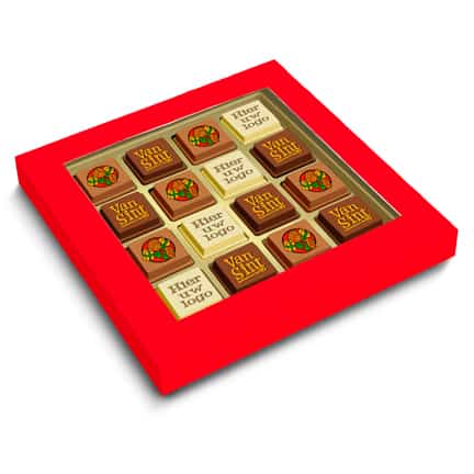 Logo-Sintbonbons als relatiegeschenk