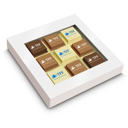 Bonbons met eigen bedrukking als relatiegeschenk