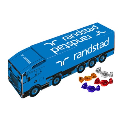 Full colour bedrukte Truck met zuurtjes als promotie