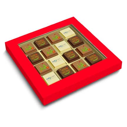 Logo-Kerstbonbons als eindejaarsgeschenk voor klanten