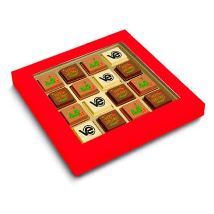 Logo-Kerstbonbons als eindejaarsgeschenk voor medewerkers