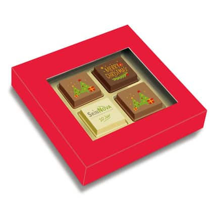 Logo-Kerstbonbons als Kerstgeschenk