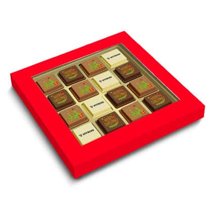 Logo-Kerstbonbons als relatiegeschenk