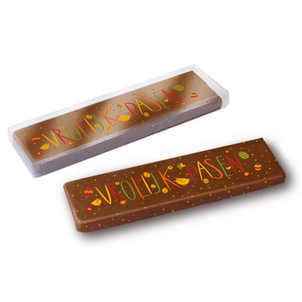 Chocoladereep met Paasbedrukking