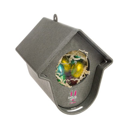Vogelhuisje paaseitjes met logo