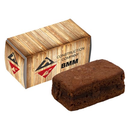 Doosje Milka brownie met eigen bedrukking