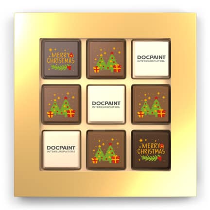 Kerst-Logobonbons als eindejaarsgeschenk