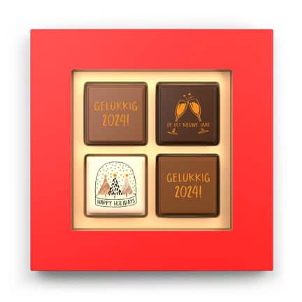 Nieuwjaar 2024 bonbons per brievenbus post versturen
